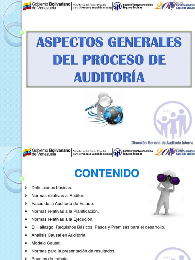 Aspectos Generales Del Proceso de Auditoria | PDF | Auditoría | Contralor