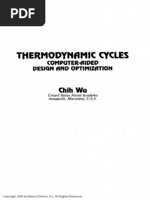 Wu Thermodynamic Cycles Entropy Thermodynamic Equilibrium