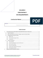 Standard Volume 8 Subcontract EHS Requirements