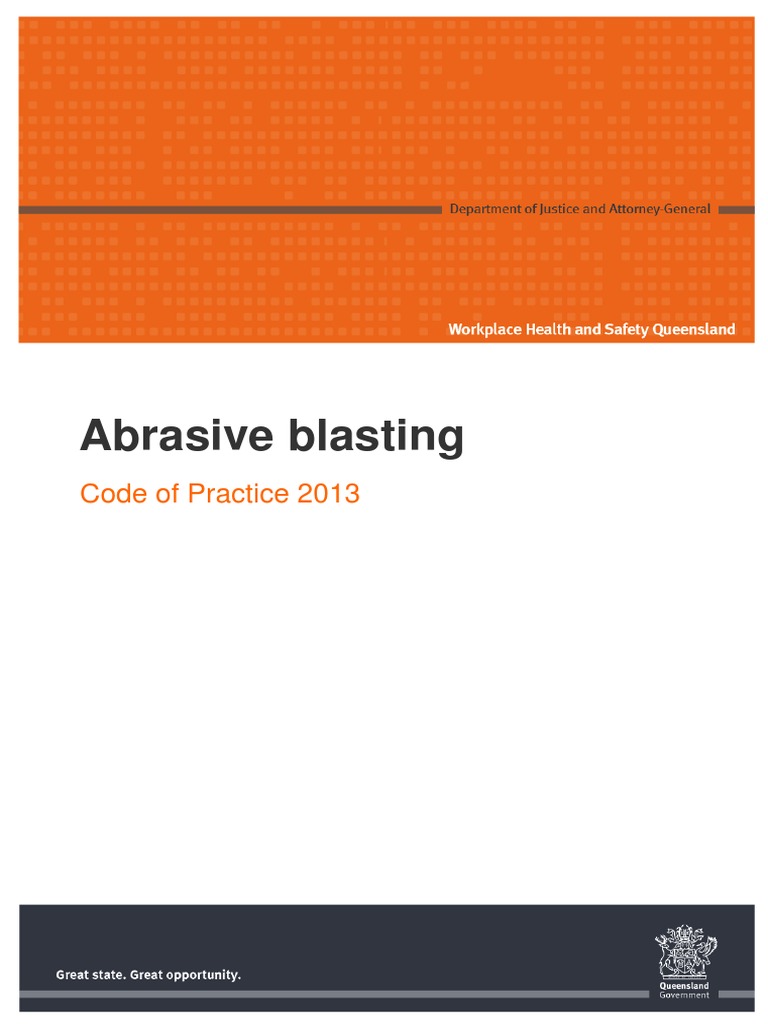 Abrasive Blasting Cop 2013 | PDF | Occupational Safety And Health ...