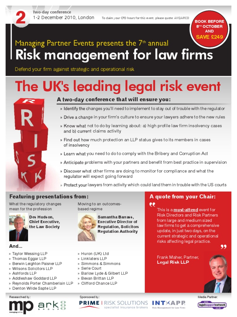 Legal Risk Management Conference 2010 | PDF | Limited Liability ...