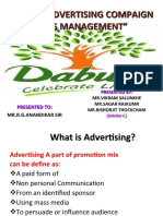 Dabur-"Advertising Compaign &It'S Management"