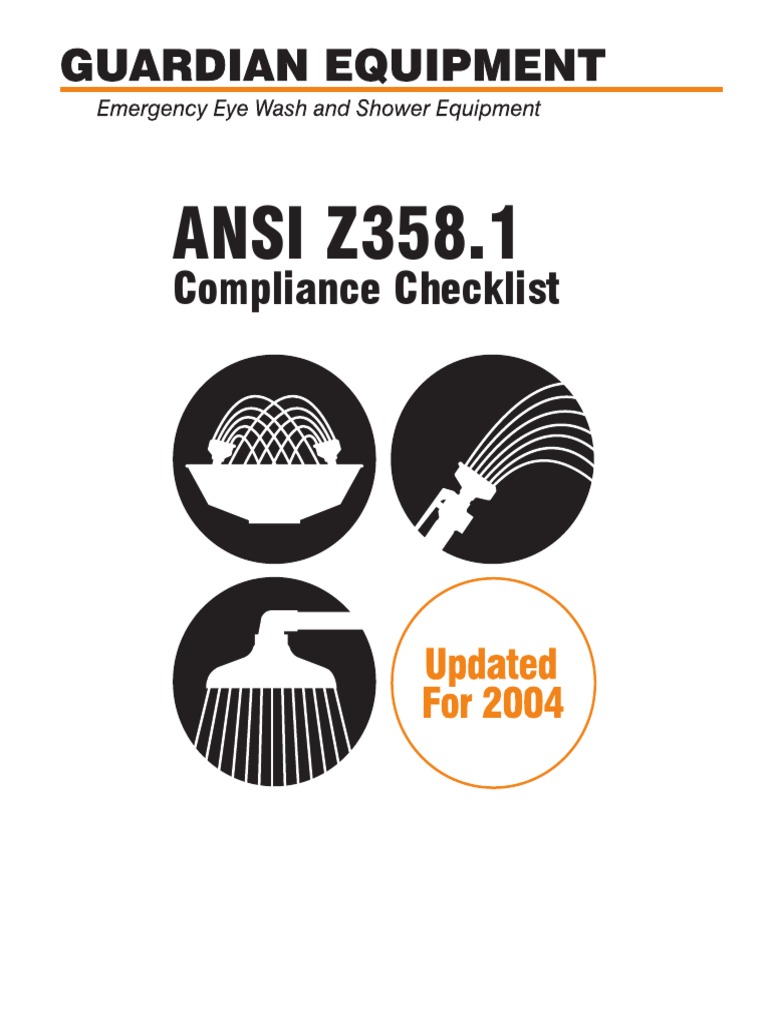 Ansi Z358.1 Free Download