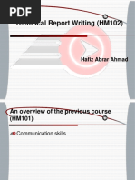 HM 102 Lecture 1