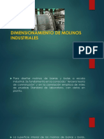 Dimensionamiento de Molinos Industriales