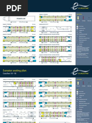 Eurostar Business Premier Seating Plan
