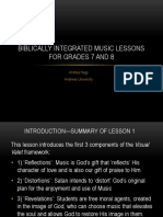 Biblically Integrated Music Lessons For Grades 7 and 8: Andrea Nagy Andrews University