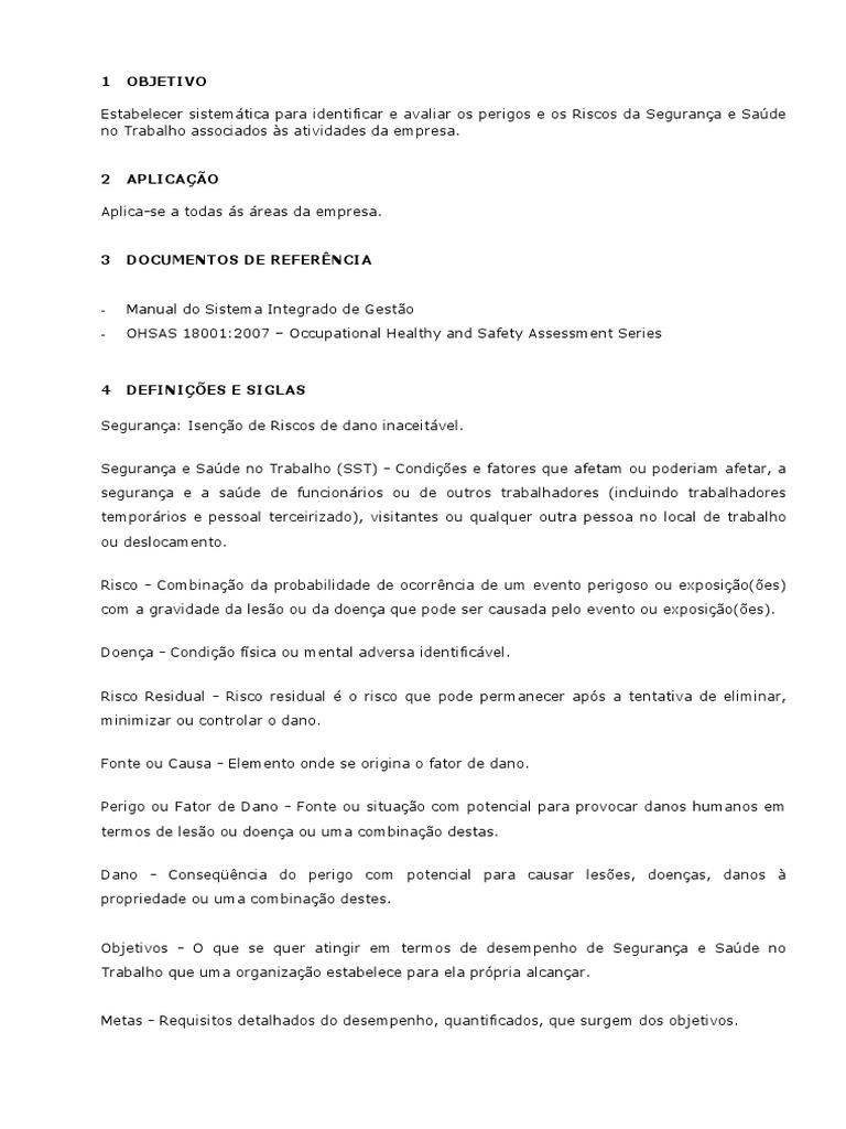 Avaliação de Riscos na Segurança do Trabalho | PDF | Emoções | Humano