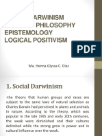 Social Darwinism Analytic Philosophy Epistemology Logical Positivism