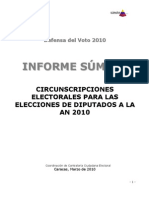 InformeObservacionCircunscripcionesElectoralesParlamentarias2010