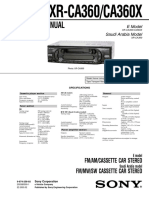 XR-CA360/CA360X Service Manual