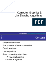 Computer Graphics 5: Line Drawing Algorithms: Course Website