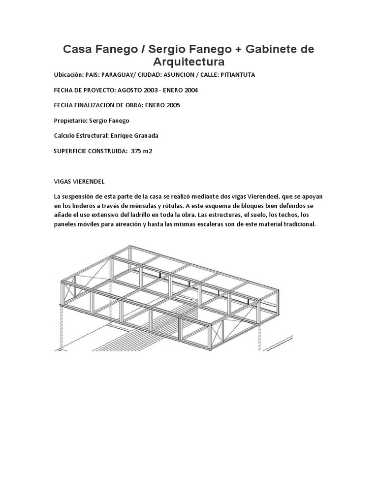Casa Fanego | PDF | Ladrillo | Naturaleza