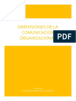 Dimensiones de La Comunicacion Organizacional