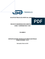 Especif Tecnicas Obras Eléctricas PDF