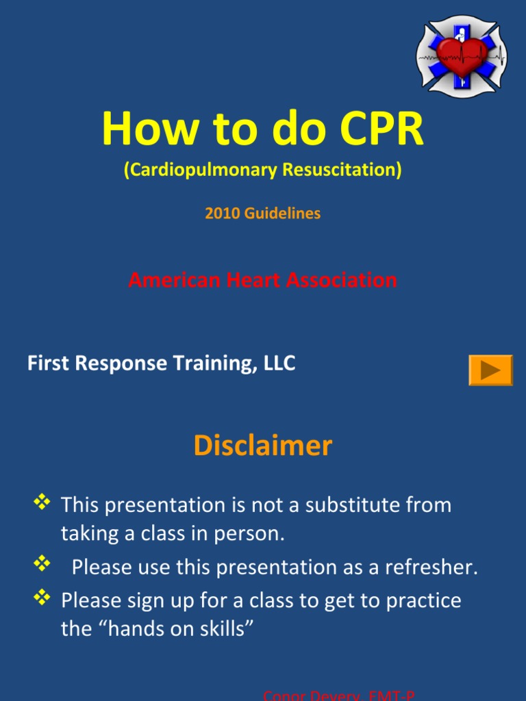 AHA CPR Guidelines and Steps | PDF | Cardiopulmonary Resuscitation ...