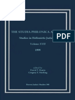 David T. Runia-Studia Philonica Annual - Studies in Hellenistic Judaism, Vol. XVII, 2005 (Brown Judaic Studies 344) (2005) PDF