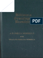 (Trajano Pires Da Nóbrega) Biblioteca Genealógica Brasileira - A Família Nóbrega - Leit