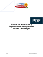 Manual de Instalación y Reparaciones de Captadores Solares Chromagen