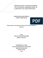 Resolución de Problemas en Adición y Sustracción de Números Naturales Mediante La Aplicación de C