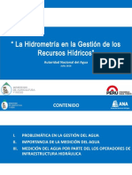 2- Hidrometria en la Gestion de Recursos Hidricos_Huanuco_.pptx