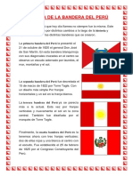 Historia bandera Perú