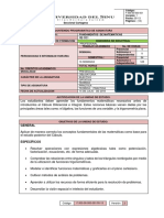 Syllabus - Fundamentos de Matematicas - Ngenieria Industrial 2018-2 Ok