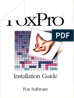 Foxpro Installation Guide