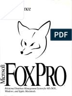 Ms Foxpro Quick Reference