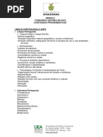 conteudos programaticos uea