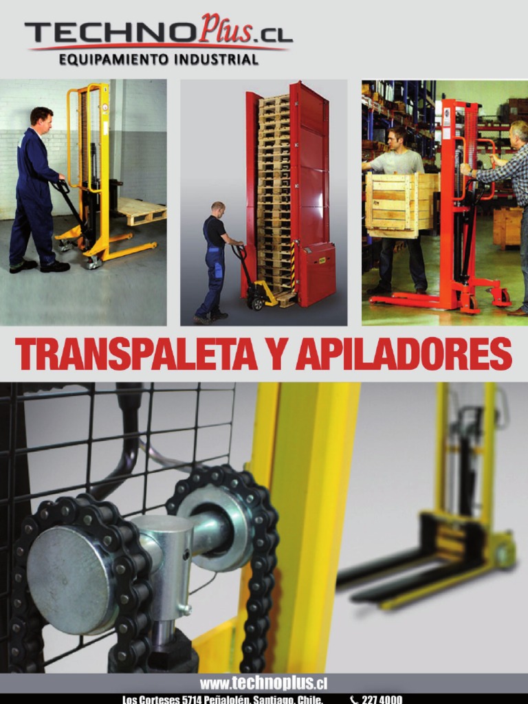 Transpaletas Manuales. Venta de transpaletas manuales en Chile