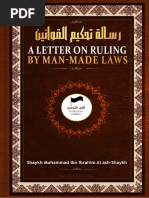 A Letter On Ruling by Man Made Laws - Ahlut-Tawhid Publications
