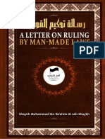 A Letter On Ruling by Man Made Laws - Ahlut-Tawhid Publications