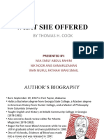 What She Offered: by Thomas H. Cook