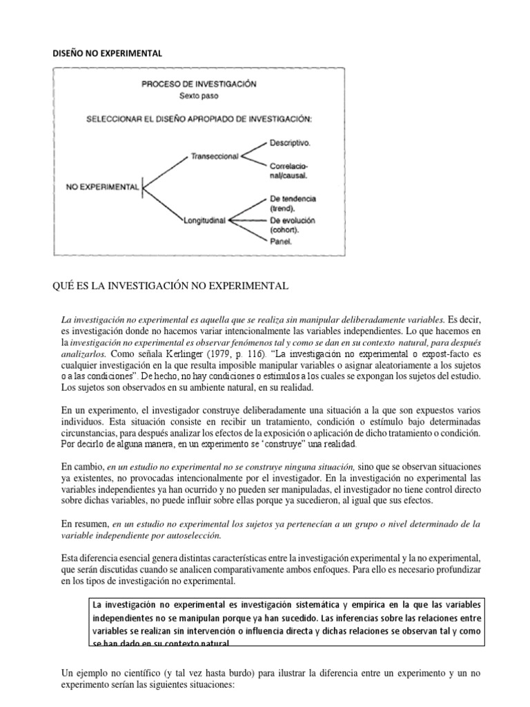 Diseño de Investigación No Experimental | PDF | Evolución | Nicotina