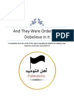 And They Were Ordered to Disbelieve in It - Ahlut-Tawhid Publications