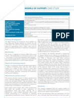 Testing Different Models of Support: Case Study: Surgery Sessions