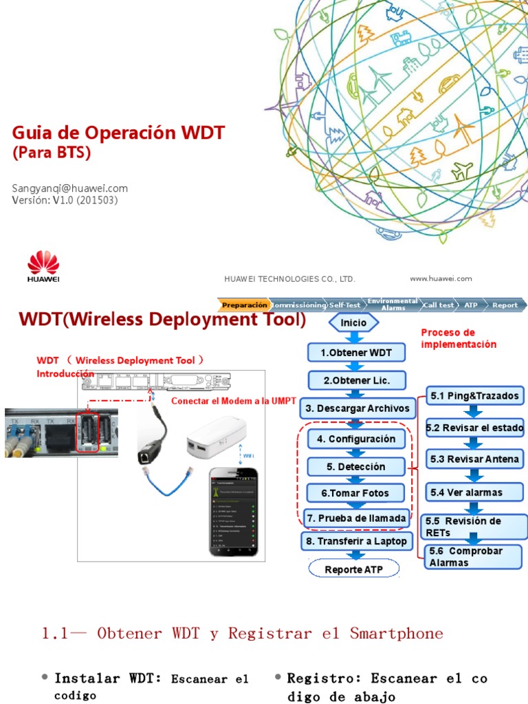 Guía de Operación del WDT de Huawei | PDF | Ingeniería Electrónica ...