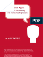 Your Human Rights: A Guide For People Living With Mental Health Problems