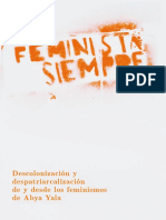 Descolonización y despatriarcalización de y desde los feminismos de Abya Yala - Ochy Curiel & María Galindo