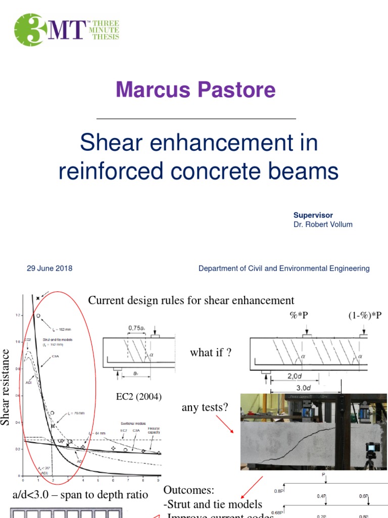 Shear Enhancement in Concrete Beams | PDF
