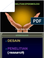 Desain Penelitian Epidemiologi