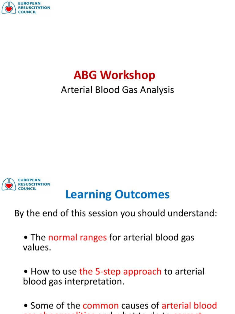Arterial Blood Gas Updated | PDF | Respiratory System | Physiology