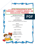 Carpeta Pedagogica 2018