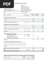 Progress Claim Template | PDF