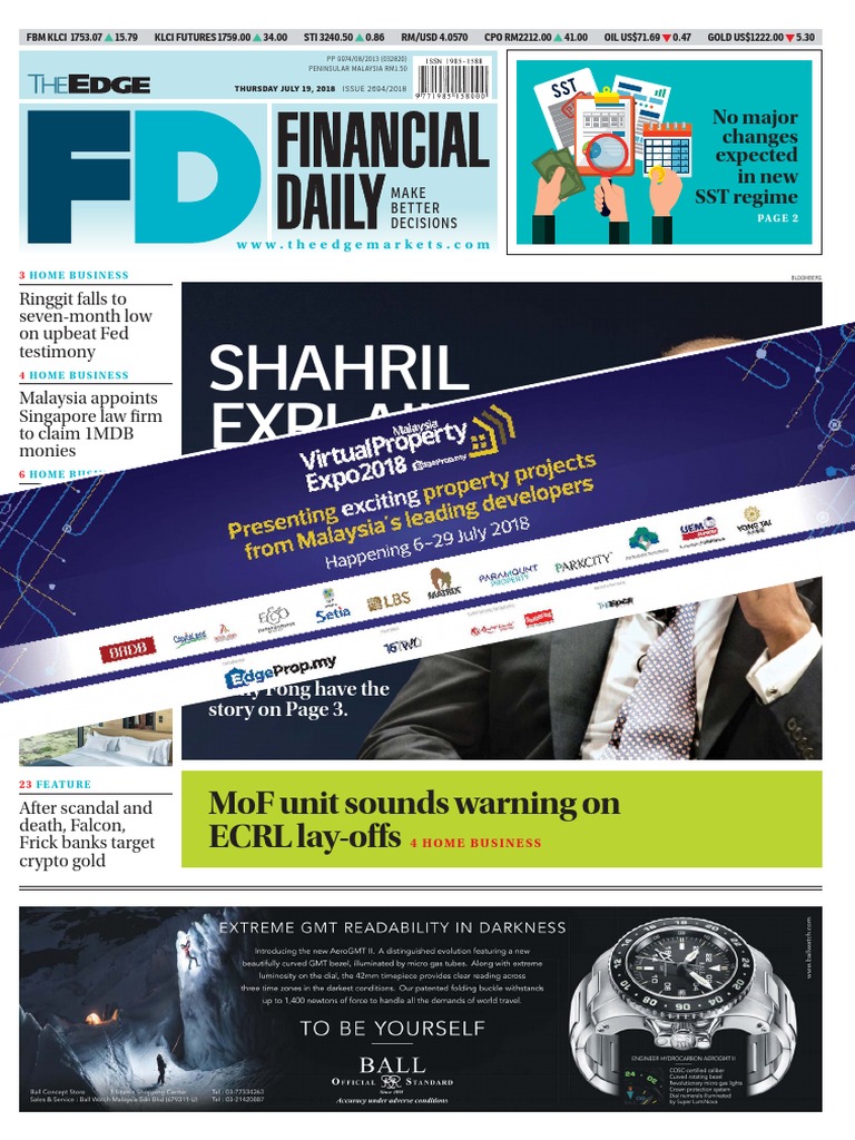 The Edge - Financial Daily | PDF | Federal Reserve System | Board Of  Directors