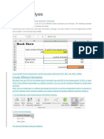 What-If Analysis: Create Different Scenarios