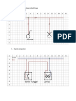 Rangkaian Saklar Tunggal Dengan Sebuah Lampu A. Diagram Garis Tunggal