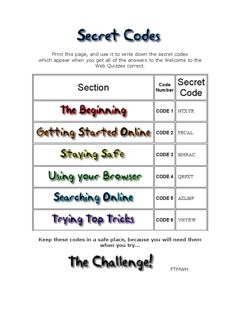 Secret Code | PDF