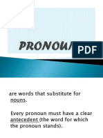 Drie 3 Pronoun